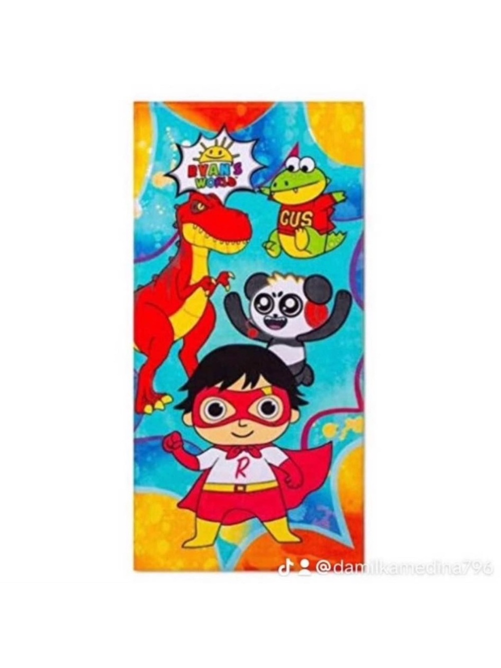 Superhero Kids Beach Towel - Red & Blue